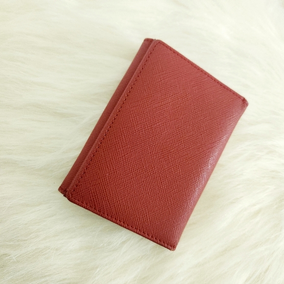 Purificacion Garcia Red and Blue Billfold Wallet New without Tags - Picture 2 of 6